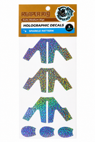 Holographic decals for Medium Reaper Rig trolling lures
